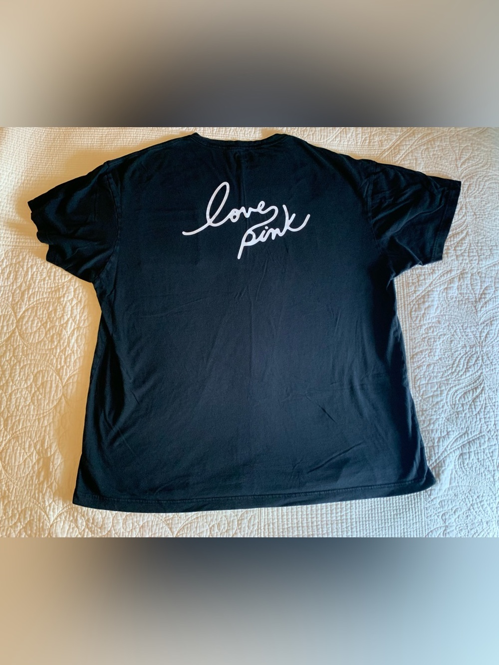 Victoria's Secret PINK short-sleeve campus sleep shirt
